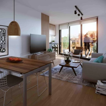 Apartamento 2 dormitorios, 1 baño en Zona Diseño, Cordón, Montevideo
