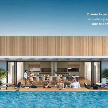 Luminoso apartamento 2 dormitorios con amplia terraza en primera línea del mar en Punta del  Este, Playa Mansa parada 39