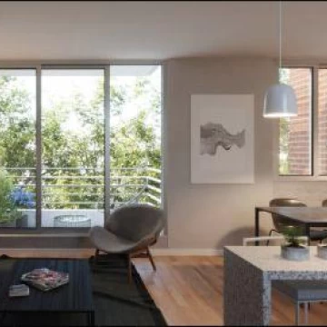 Apartamento 1 dormitorio con terraza en barrio Tres Cruces, Montevideo