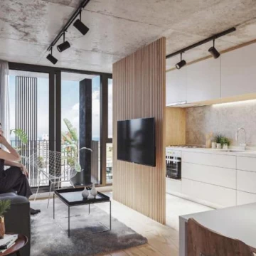 Apartamento 1 dormitorio con terraza en Centro, Montevideo