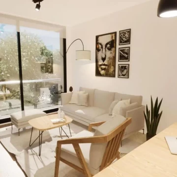 Venta apartamento un dormitorio con terraza en Goes