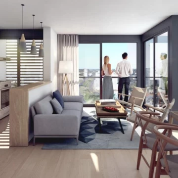 Venta apartamento dos dormitorios con terraza en Malvín