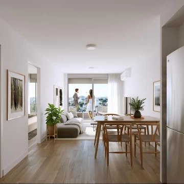 Venta apartamento dos dormitorios con terraza en La Blanqueada