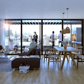Venta apartamento dos dormitorios con terraza en Cordón