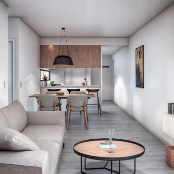 Edificio con 1, 2 y 3 dormitorios, radiadores y amenities