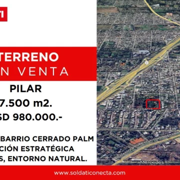 Terreno en Venta con Planos de Proyecto Aprobados - Pilar Centro