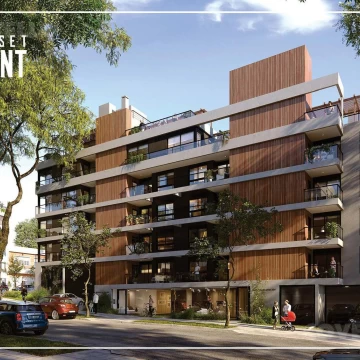 Venta Apartamento - Pocitos Nuevo 2 dormitorios , con espacio privado vivienda u oficina