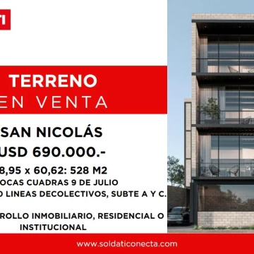 Terreno en Venta - San Nicolás - Centro