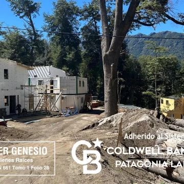 Venta Casa Villa La Angostura 122m2 cubiertos  en pozo, vista parcial al lago 3 dormitorios Villa Correntoso