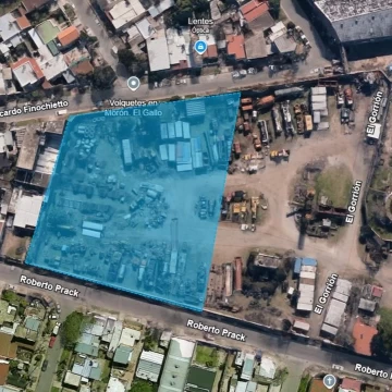 ALQUILER TERRENO INDUSTRIAL EN HURLINGHAM DE 4.928 M2
