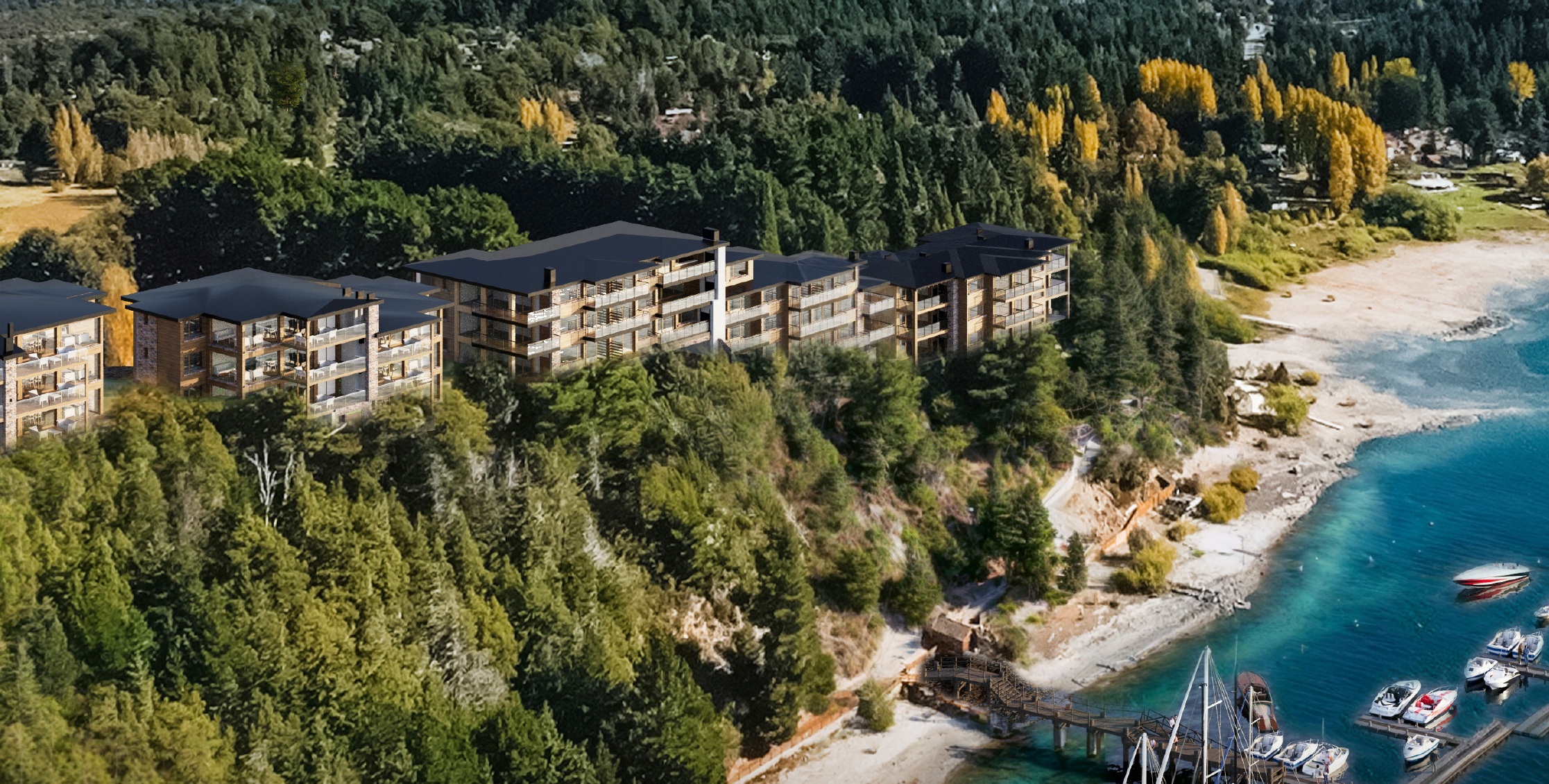 Amarras del Nahuel: Departamentos en el único barrio náutico de Bariloche