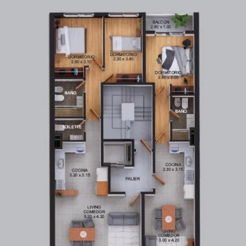 Departamento en  construccion
