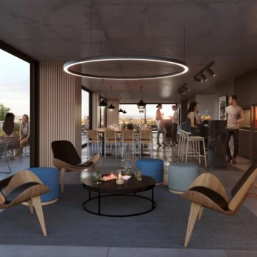 Venta apartamento un dormitorio con terraza La Blanqueada