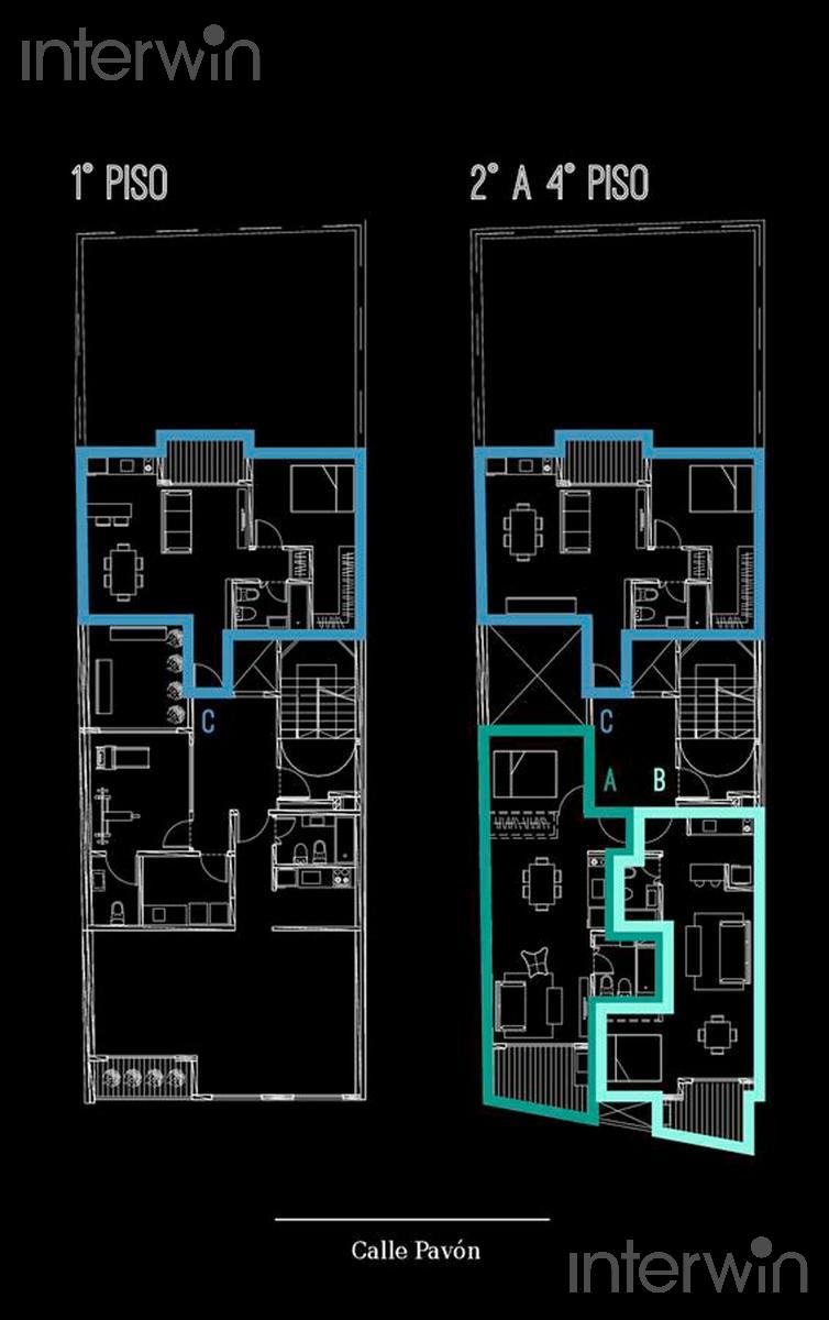 plano planta piso 2 al 4