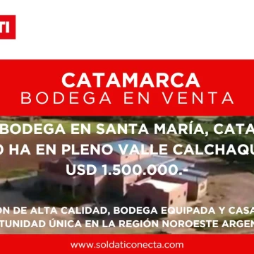 Viña y Bodega en Venta - Santa Maria - Catamarca