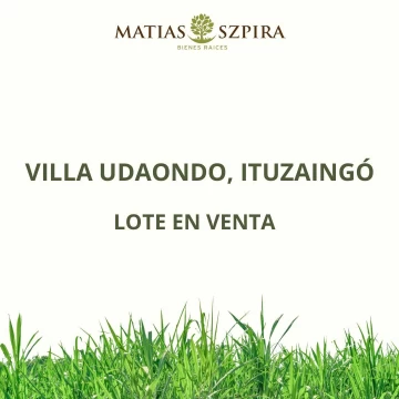 Lote en venta Villa Udaondo 