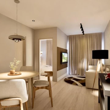Departamento monoambiente en construcción en venta en Rosario, Luis Agote