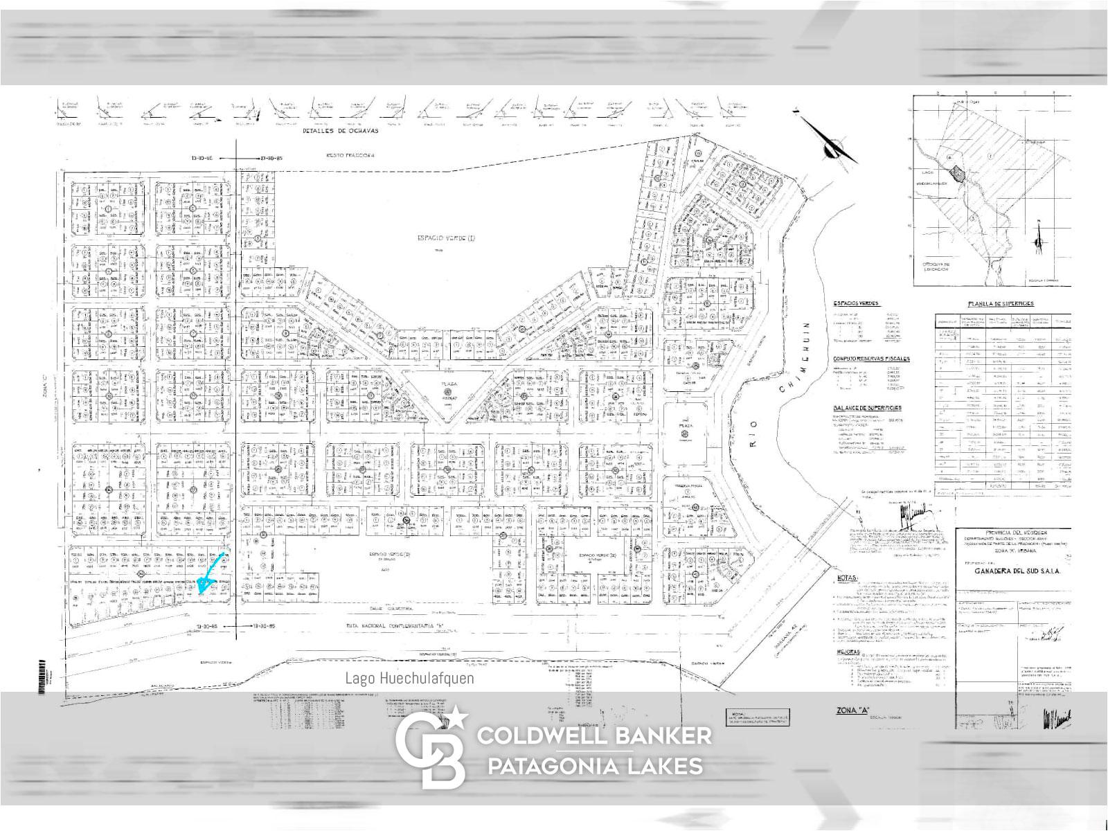 Plano del loteo