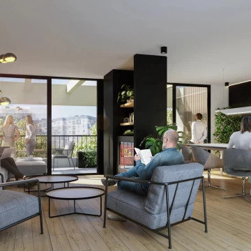 Venta apartamento un dormitorio con terraza en Cordon
