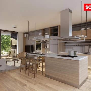 CINCO - Departamento 3 ambientes al contrafrente en venta - Belgrano
