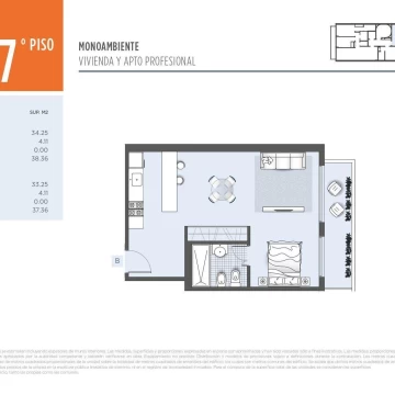 Venta Departamento en Villa del Parque
