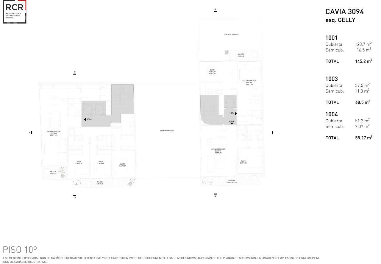 plano planta piso 10
