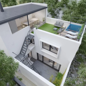 Casa de pasillo a estrenar de 3 dormitorios en venta  Moreno 1164
