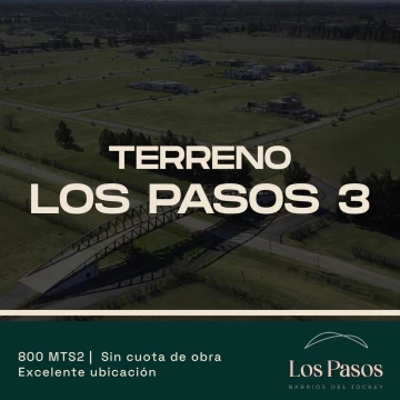 Terreno en Los Pasos 3