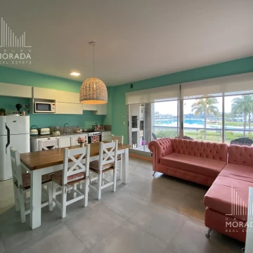 Departamento en alquiler 3 amb Lagoon Pilar vista a la laguna amoblado