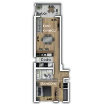 VENTA - Departamento en construcción 1 Dormitorio, y amenities - Centro, Rosario.