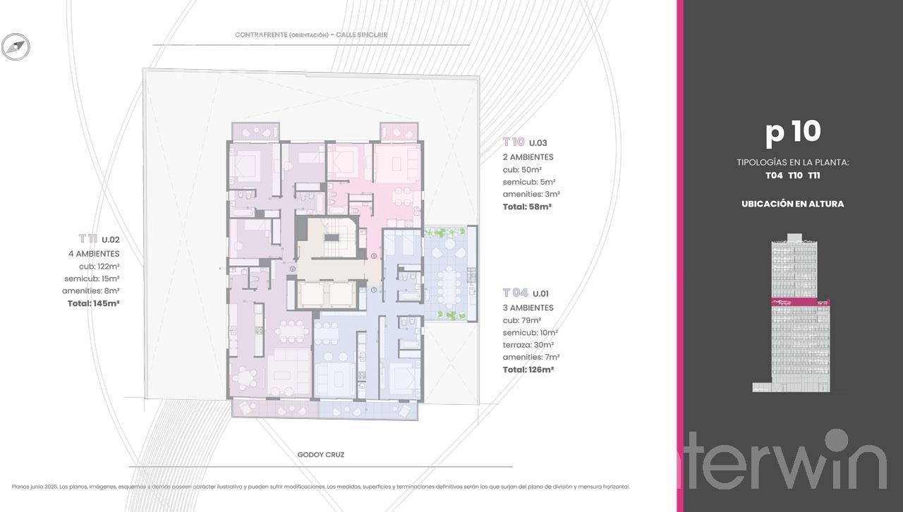 plano planta piso 10