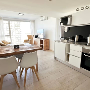 Venta departamento 2 ambientes estrenar con cochera,  zona La Perla