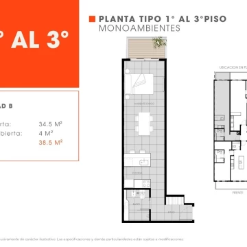 VENTA - MONOAMBIENTE C/BALCÓN - POZO - BELGRANO