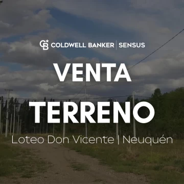 TERRENO EN LOTEO DON VICENTE DE NEUQUEN