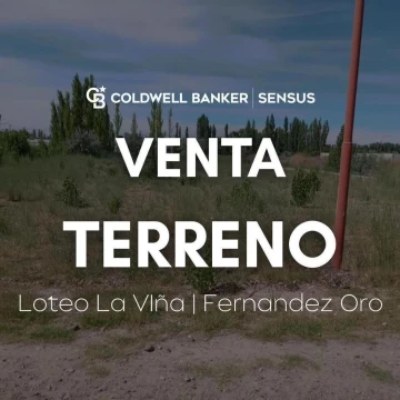 Terreno en  Venta Loteo La Viña F ORO