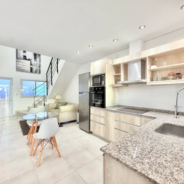 departamento a estrenar 2 ambientes en venta en lujan centro con patio y cochera