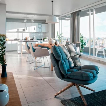 VENTA - Departamento monoambiente con patio - Barrio Martin, Rosario.