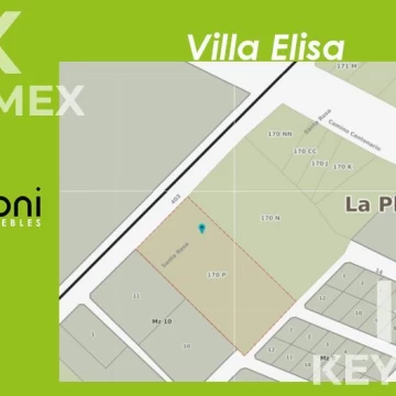 VENTA FRACCIÓN / LOTE / TERRENO EN VILLA ELISA