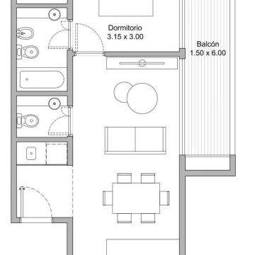 Departamento en Nuñez