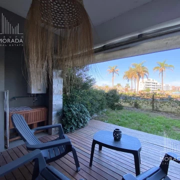 Departamento en Lagoon Pilar 2 amb con jardín, parrilla y vista a la laguna