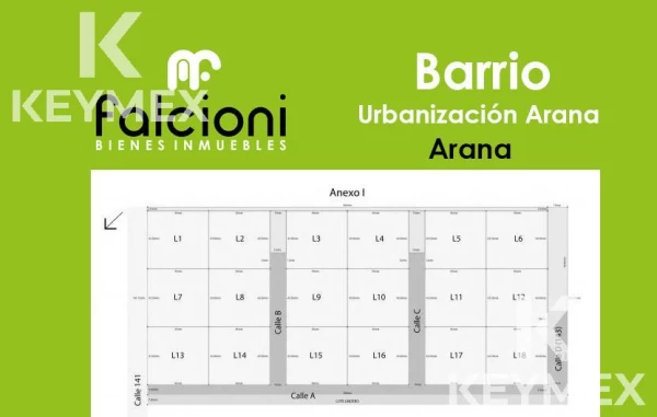 VENTA TERRENO - Arana
