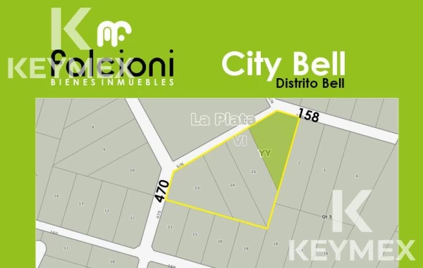 VENTA TERRENO / LOTE EN CITY BELL