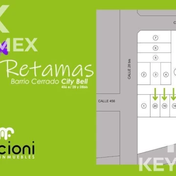 VENTA  LOTES CITY BELL CALLE 28BIS Y 456