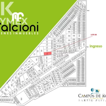 VENTA DE TERRENO / LOTE EN CAMPOS DE ROCA