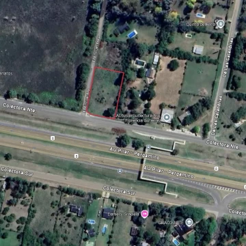 Fracción en esquina sobre Colectora Norte, RN8, km 76