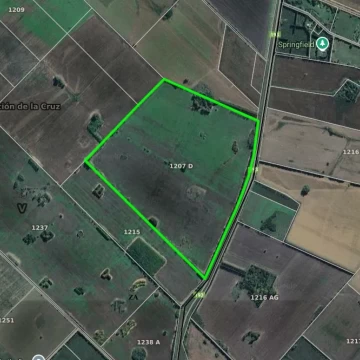 Fracción sobre la RN 193, Exaltacion de la Cruz