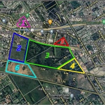 Proyecto sobre Panamericana Pilar, km. 56