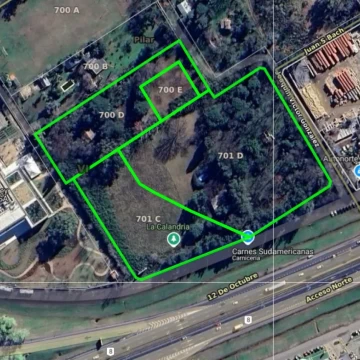 Fracción en Panamericana km. 46.5 lindero a las oficinas Disney Pilar