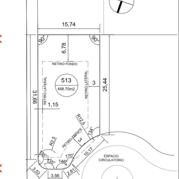 Lote perimetral en Santa Sofía, Pilar del Este