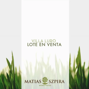 Lote en venta Villa Luro 